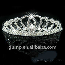 Strass-Tiara-Kamm